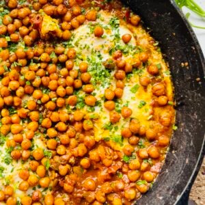High Protein Shakshuka with Chickpeas