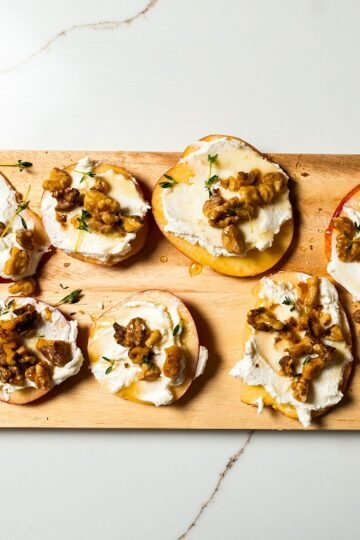 Honey Walnut Goat Cheese Apple Bites- Hero
