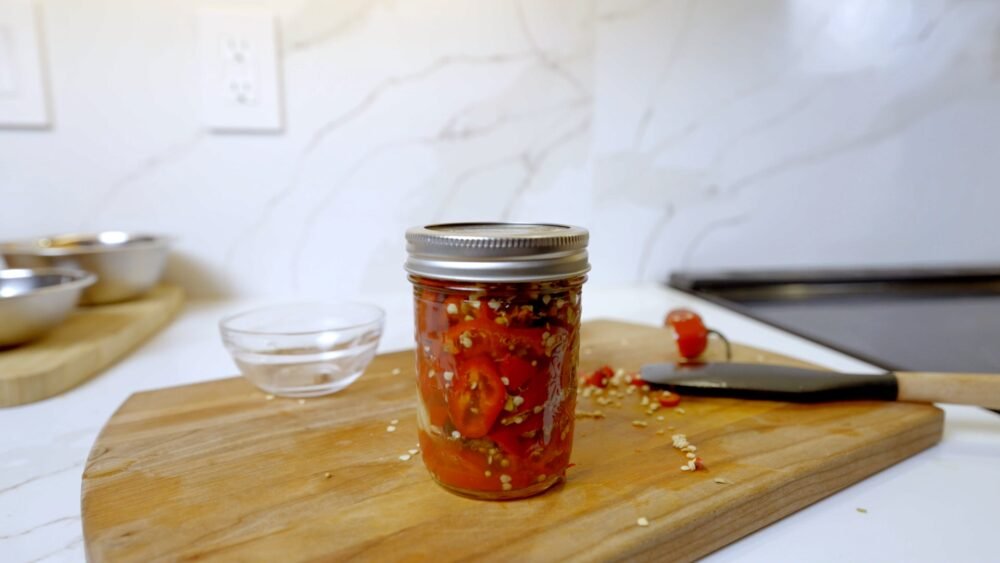 Quick Pickled Red Chili Pepper