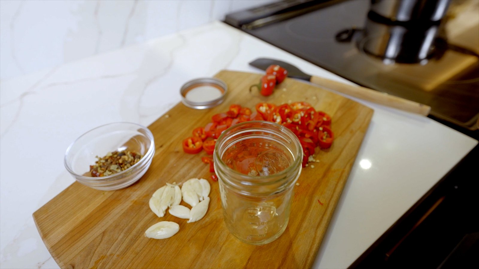 Quick Pickled Red Chili Pepper Ingredients