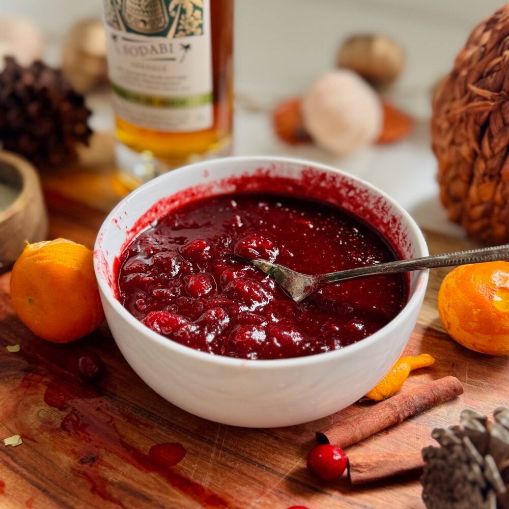 Homemade Cranberry Sauce with Orange & Cinnamon