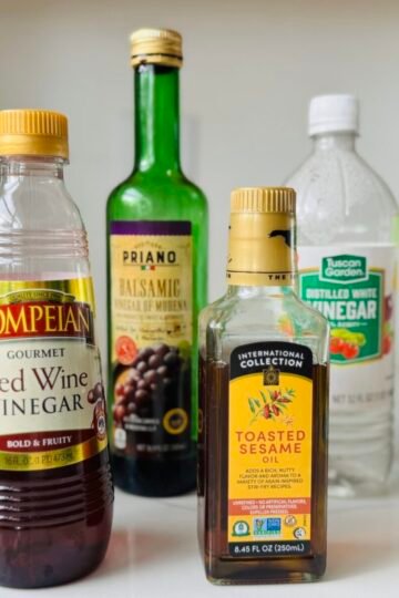 The Pantry First Method - Oils and Vinegars in kitchen