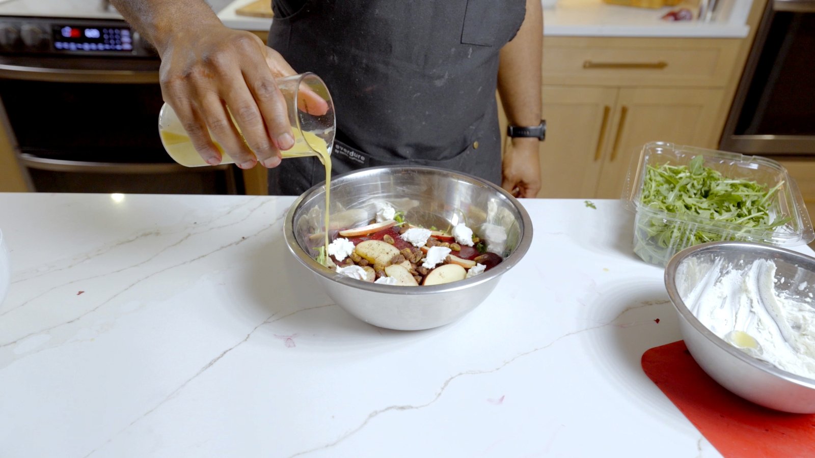 Lemon Olive Oil Dijon Dressing with Garlic & Honey