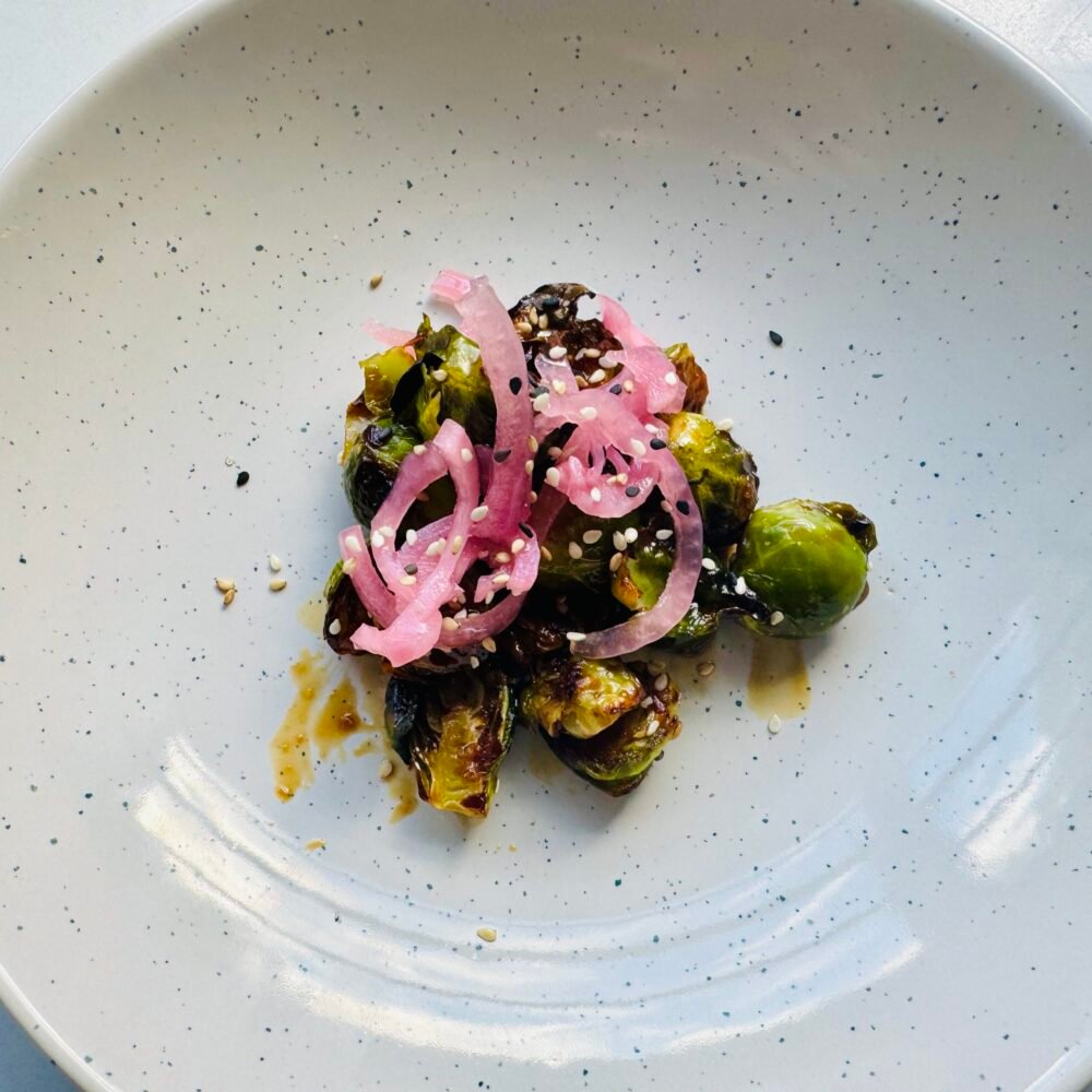 Maple Miso Brussels Sprouts