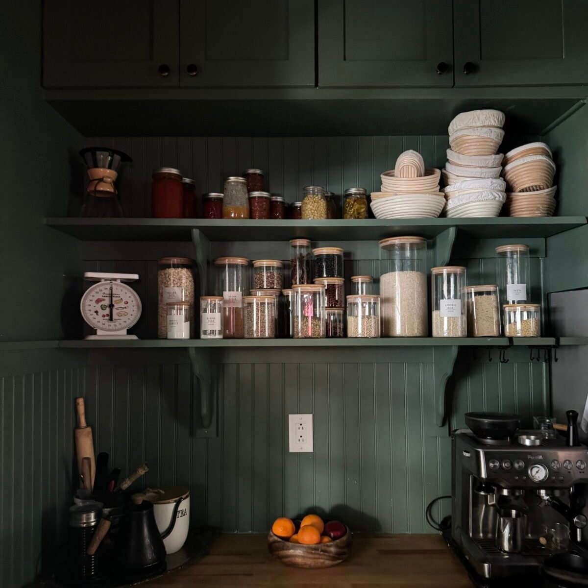 Pantry Essentials. shot of colorful pantry