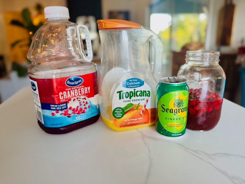 Cranberry Mocktail Ingredients
