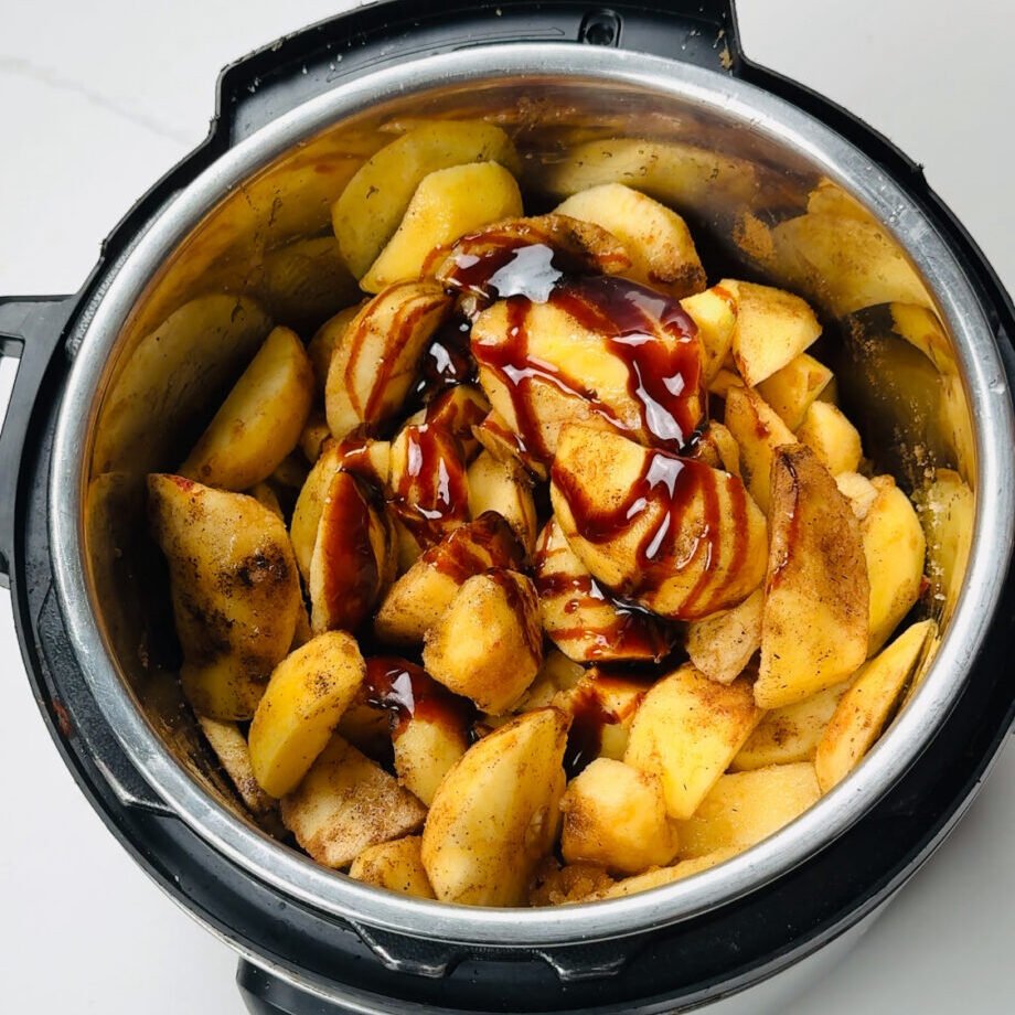 Holiday Apple Butter Process shot