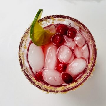 Pickled Cranberry Margarita