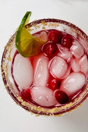 Pickled Cranberry Margarita