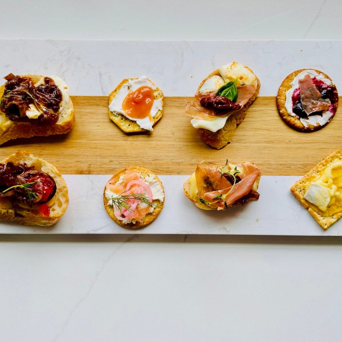 Savory S'mores overhead