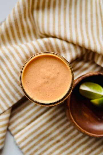 Smoky Chipotle Sauce overhead shot