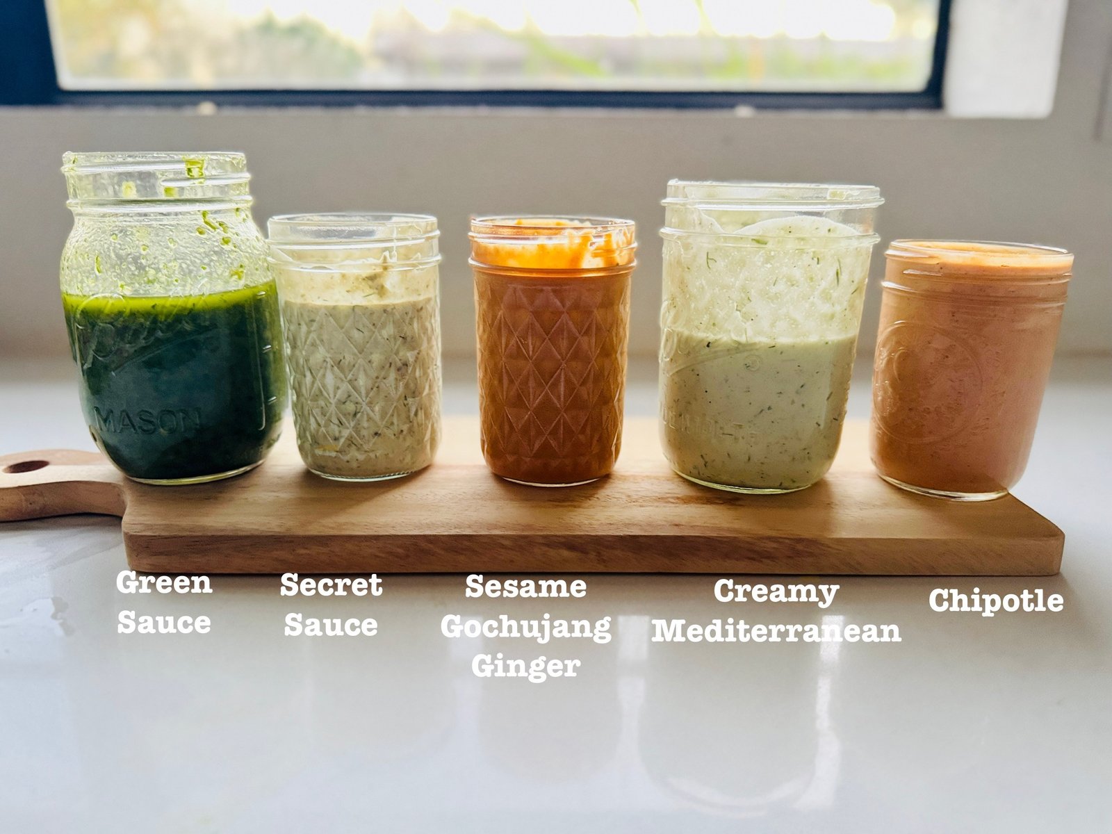 Five Sauces - Sauce based meal planning