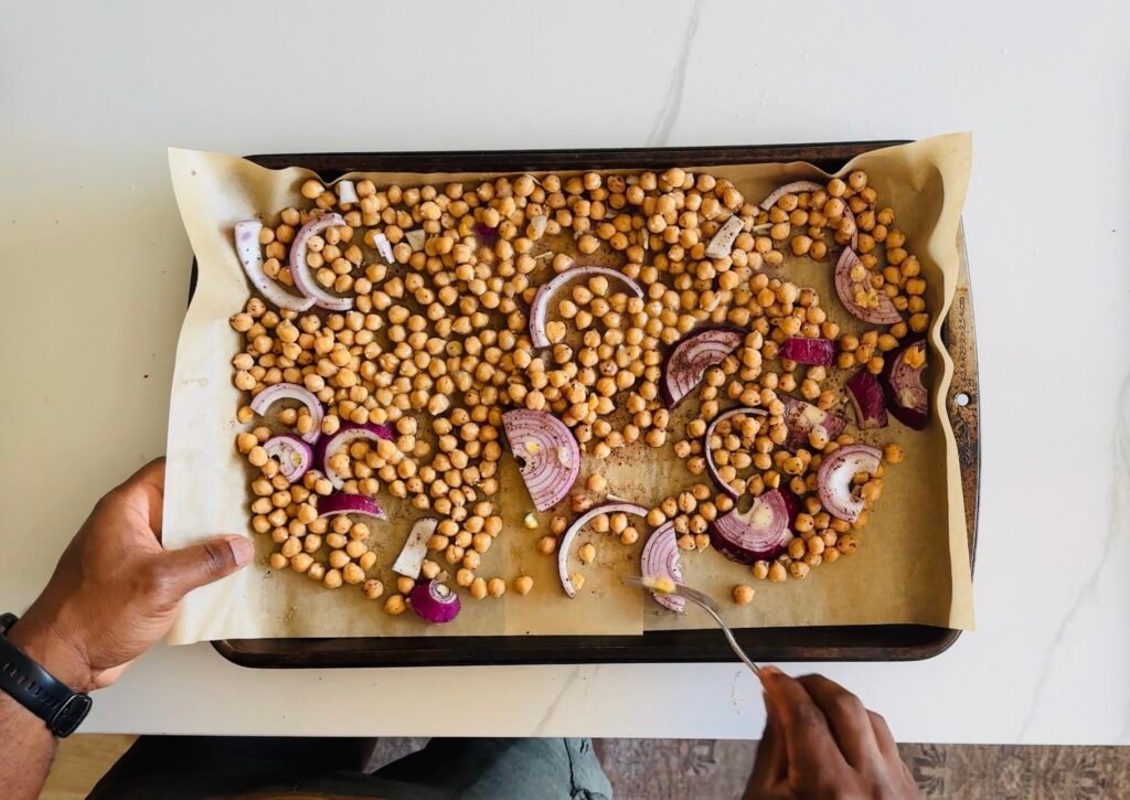 Loaded Mediterranean Sweet Potatoes