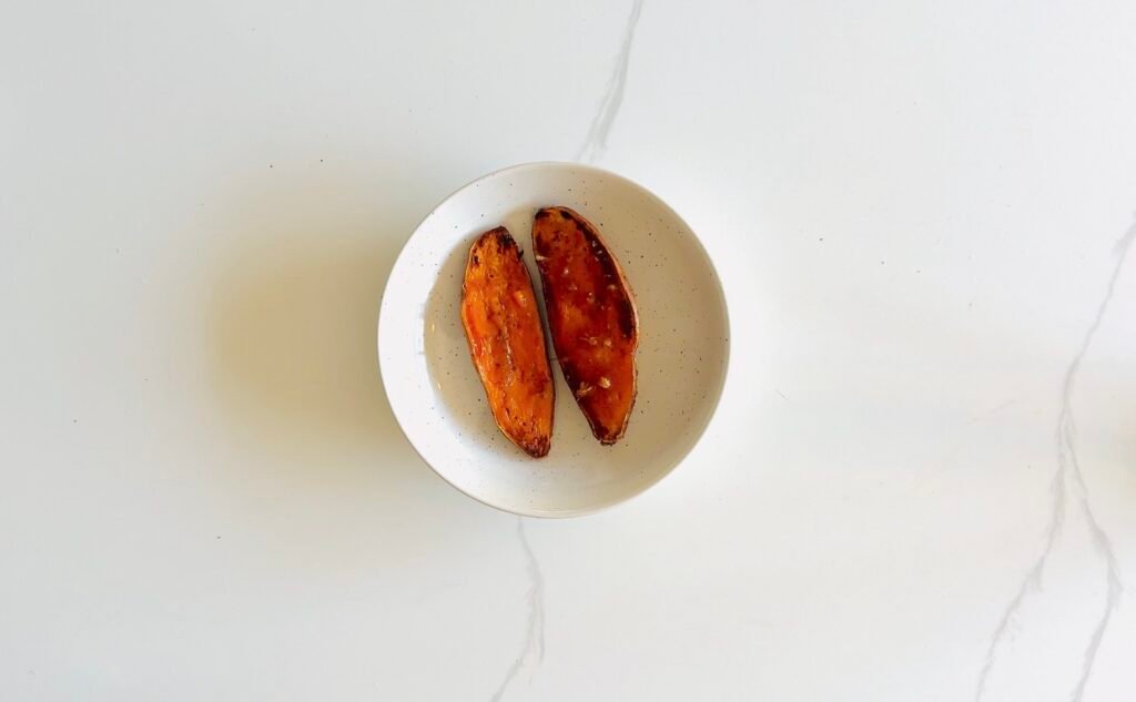 Loaded Mediterranean Sweet Potatoes