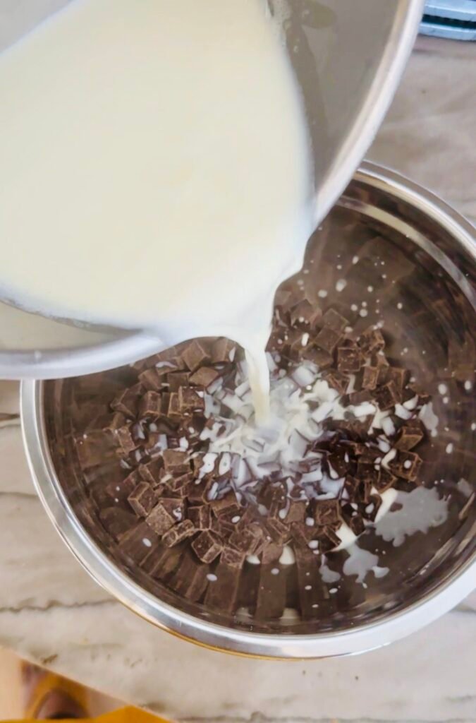 whipped chocolate ganache frosting