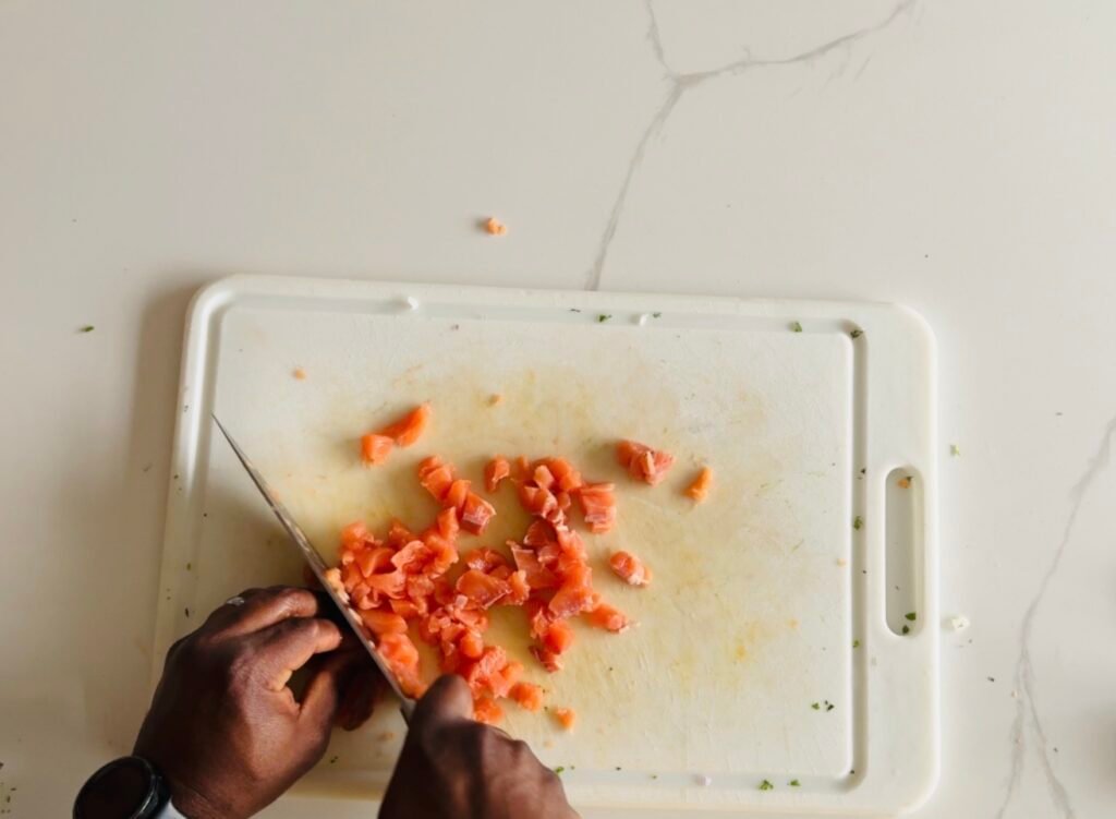 Salmon Burger with Old Bay Dill Secret Sauce