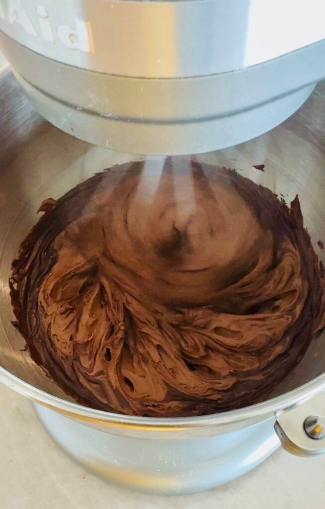 gourmet smores bars whipped ganache process