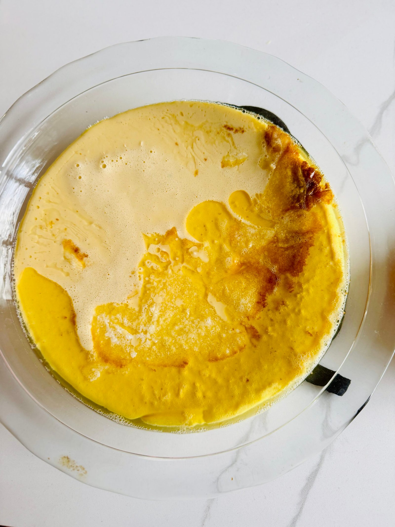Easy German Pancakes before baking
