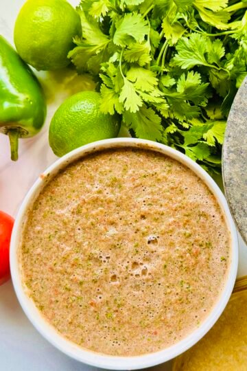 fresh tomato jalapeño salsa